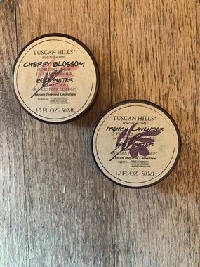 NEW Tuscan Hills body butter Cherry Blossom & French Lavender